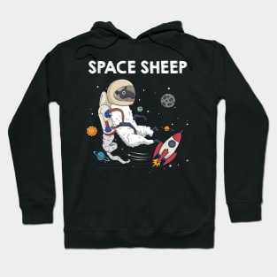 Space Sheep Awesome Astronaut Galaxy Explorer Hoodie